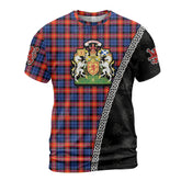 Personalized Clan Anstruther Tartan Shirt with Scotland Coat of Arms & Custom Name QL26